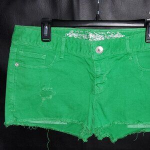 Green "daisy's " jeans shorts